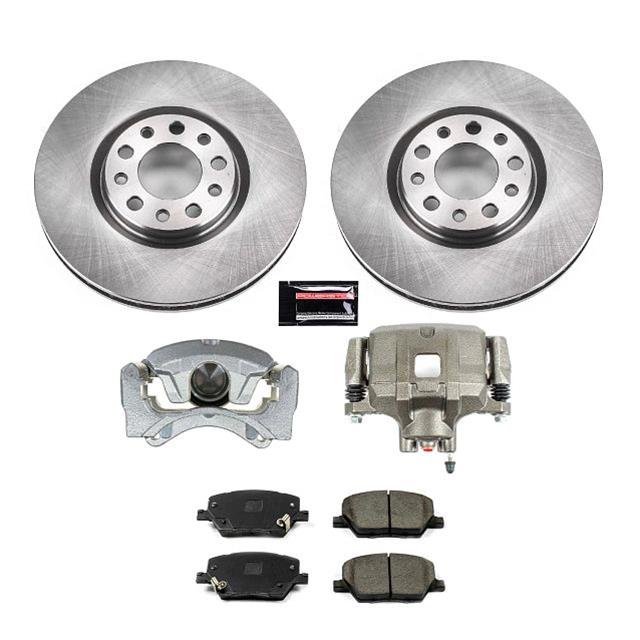 Power Stop Z17 Evolution Plus Stock Replacement Brake Kits with Calipers KCOE7299A
