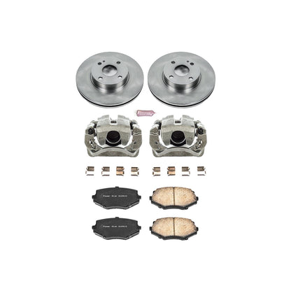 Power Stop Z17 Evolution Plus Stock Replacement Brake Kits with Calipers KCOE793