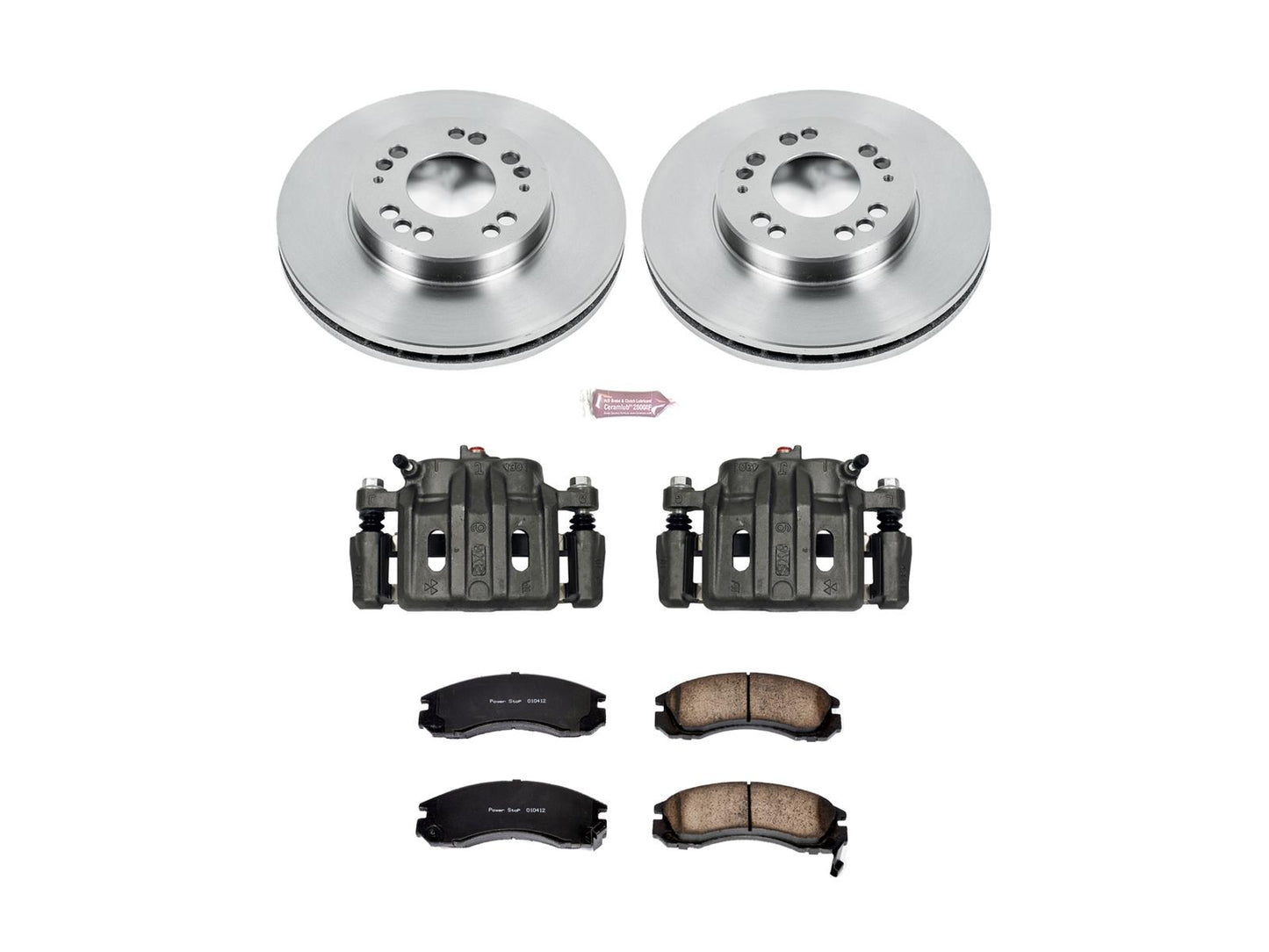 Power Stop Z17 Evolution Plus Stock Replacement Brake Kits with Calipers KCOE798B