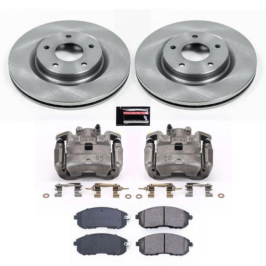 Power Stop Z17 Evolution Plus Stock Replacement Brake Kits with Calipers KCOE8327