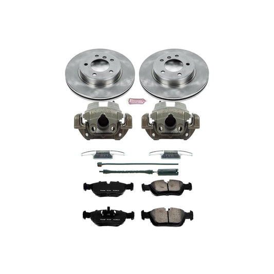 Power Stop Z17 Evolution Plus Stock Replacement Brake Kits with Calipers KCOE867