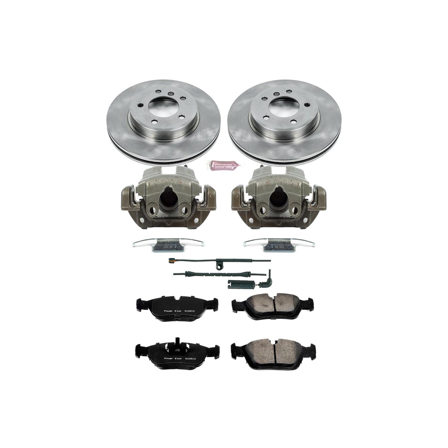 Power Stop Z17 Evolution Plus Stock Replacement Brake Kits with Calipers KCOE869