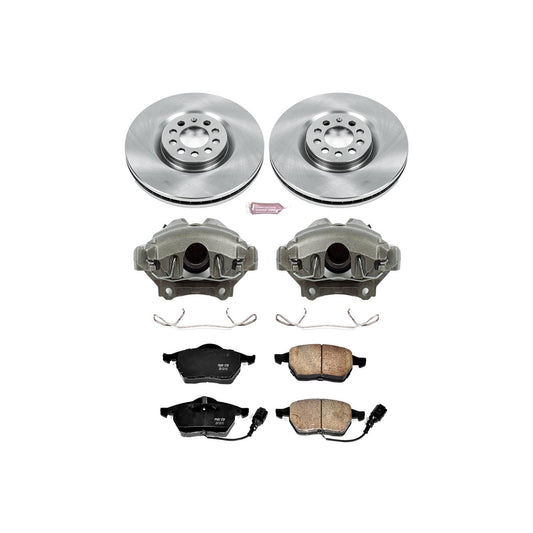 Power Stop Z17 Evolution Plus Stock Replacement Brake Kits with Calipers KCOE914