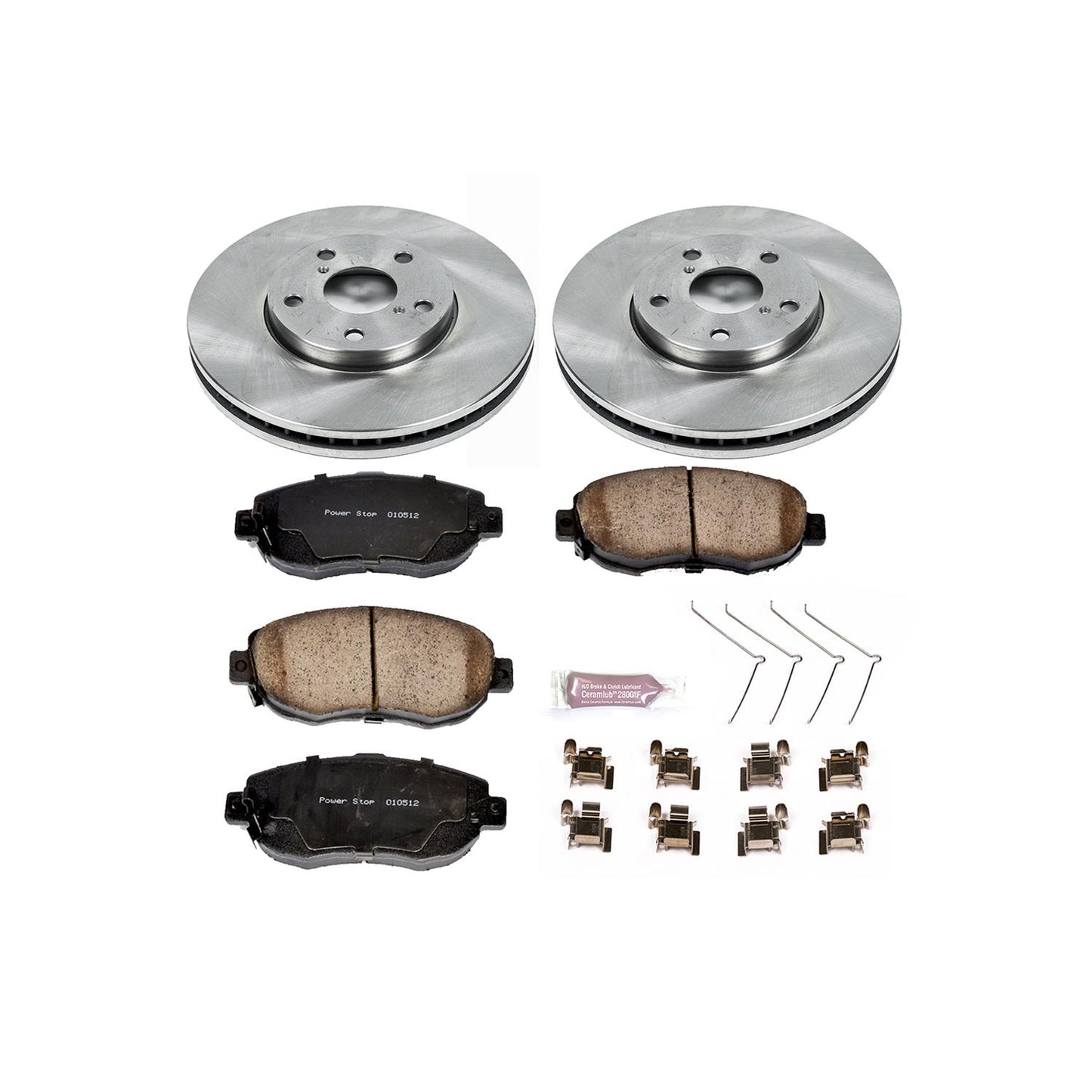 Power Stop Z17 Evolution Plus Stock Replacement Brake Kits KOE1077