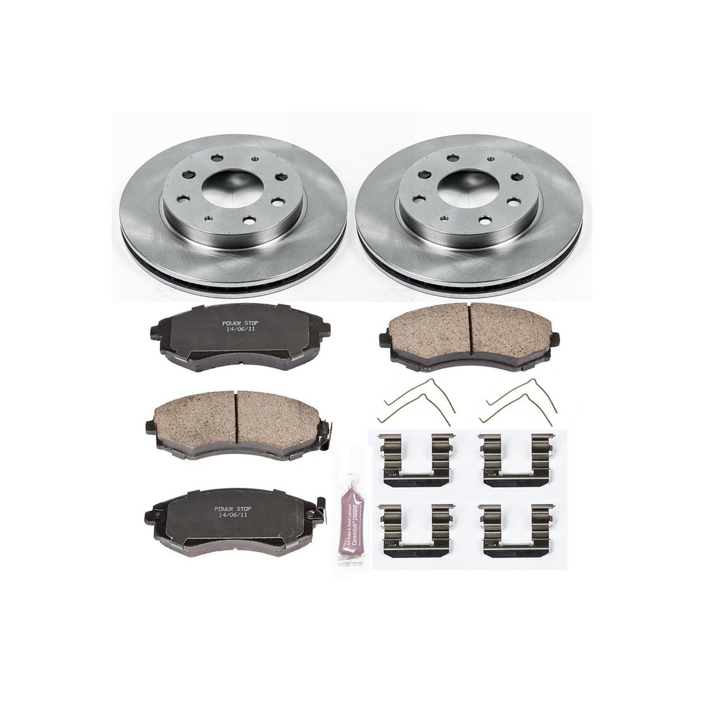 Power Stop Z17 Evolution Plus Stock Replacement Brake Kits KOE1087