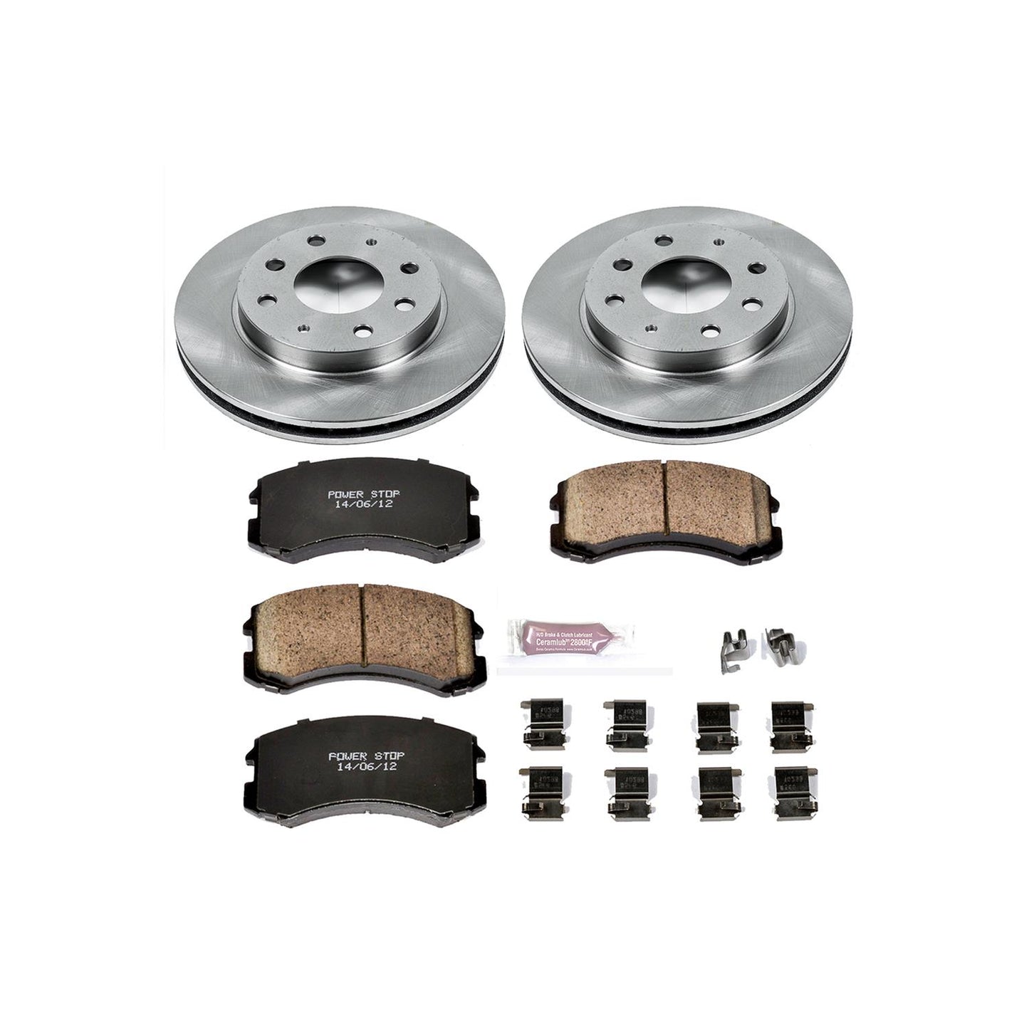Power Stop Z17 Evolution Plus Stock Replacement Brake Kits KOE1092
