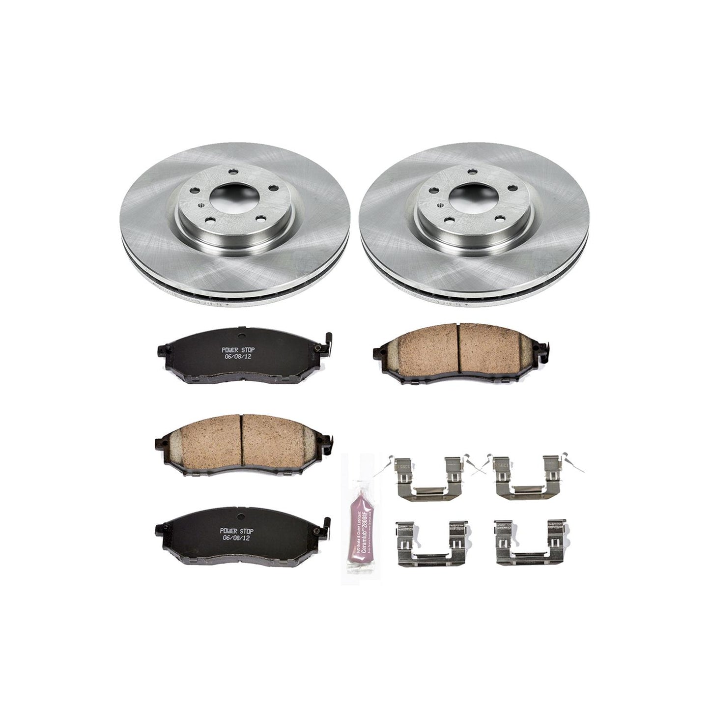 Power Stop Z17 Evolution Plus Stock Replacement Brake Kits KOE112