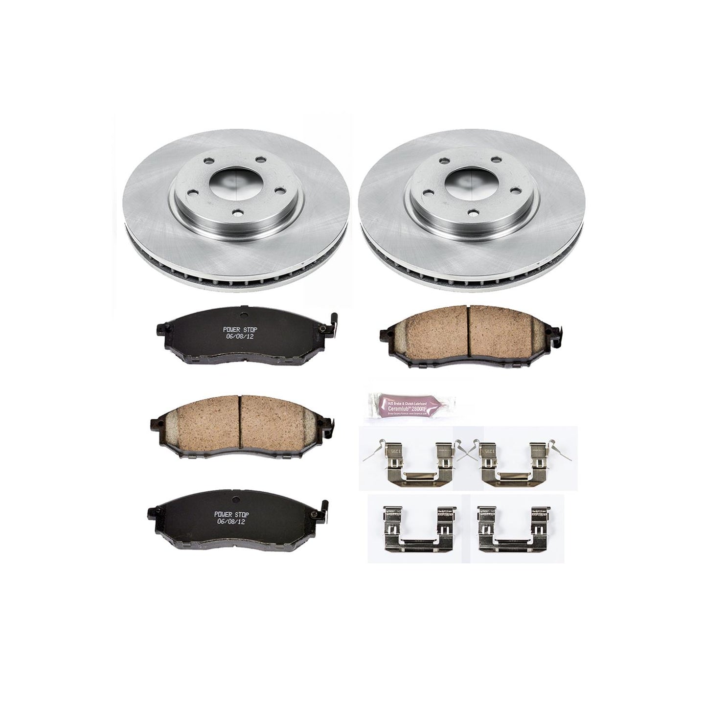 Power Stop Z17 Evolution Plus Stock Replacement Brake Kits KOE152