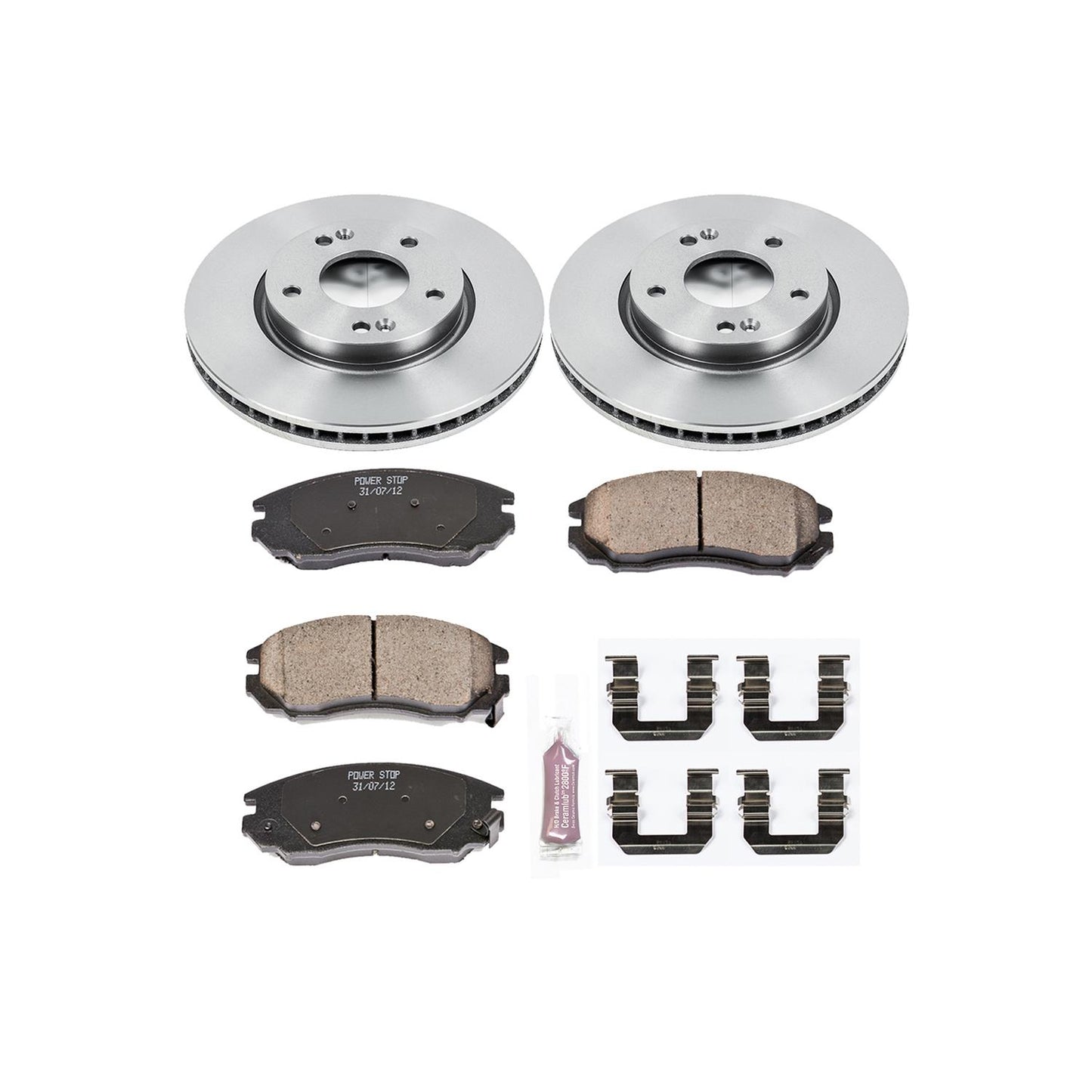 Power Stop Z17 Evolution Plus Stock Replacement Brake Kits KOE163