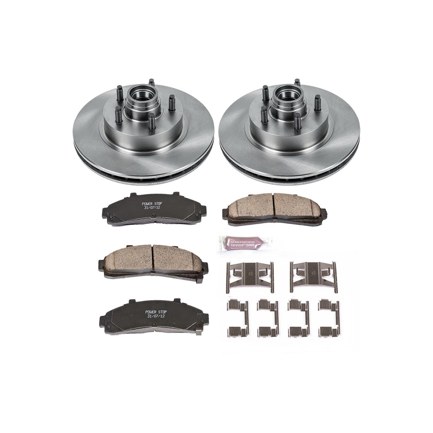 Power Stop Z17 Evolution Plus Stock Replacement Brake Kits KOE1854