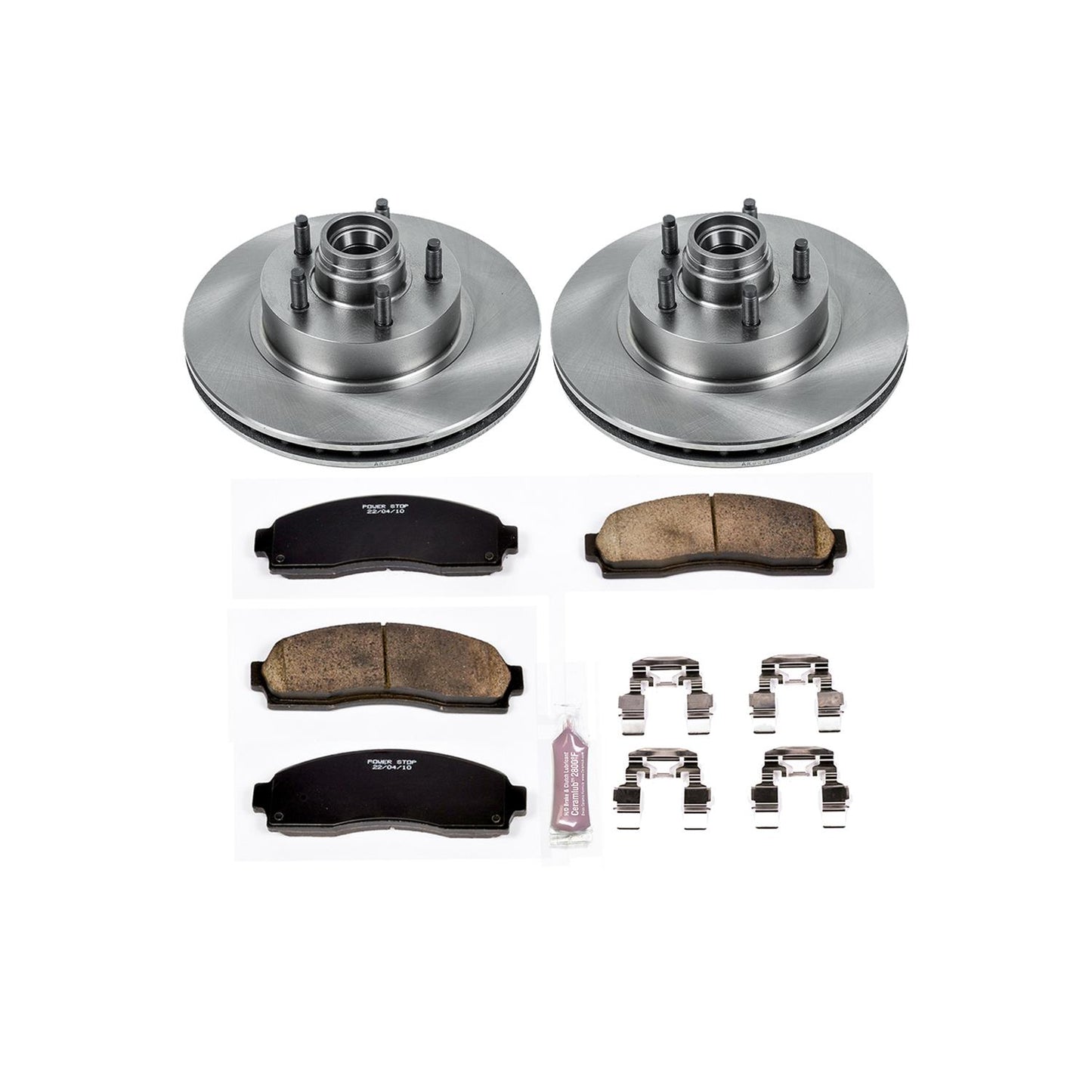 Power Stop Z17 Evolution Plus Stock Replacement Brake Kits KOE1857
