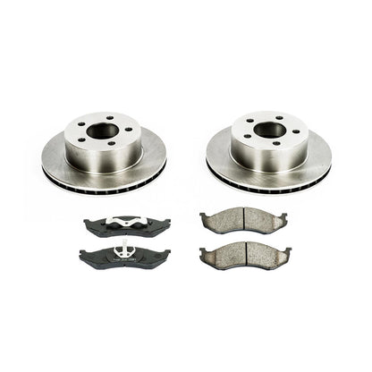 Power Stop Z17 Evolution Plus Stock Replacement Brake Kits with Calipers KCOE2119