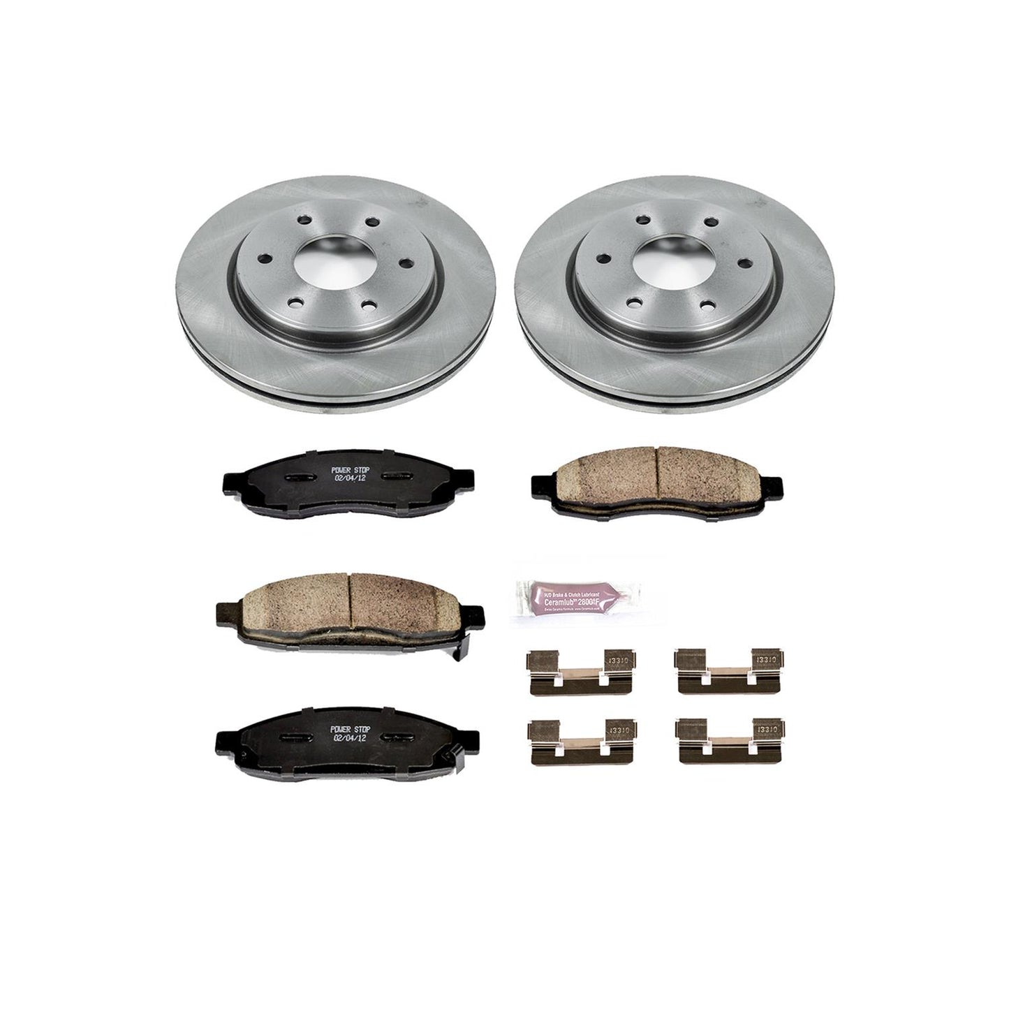 Power Stop Z17 Evolution Plus Stock Replacement Brake Kits KOE211
