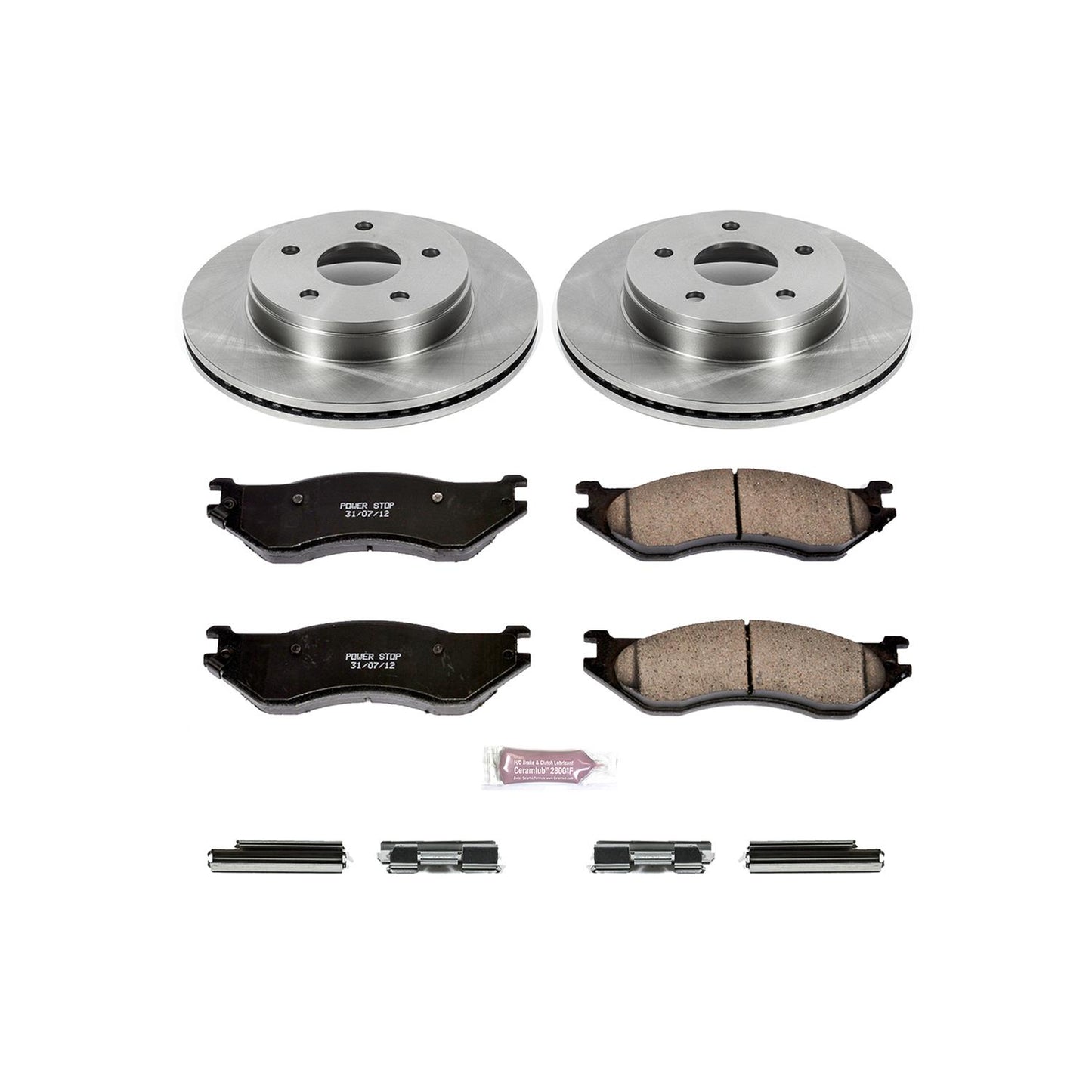 Power Stop Z17 Evolution Plus Stock Replacement Brake Kits KOE2165
