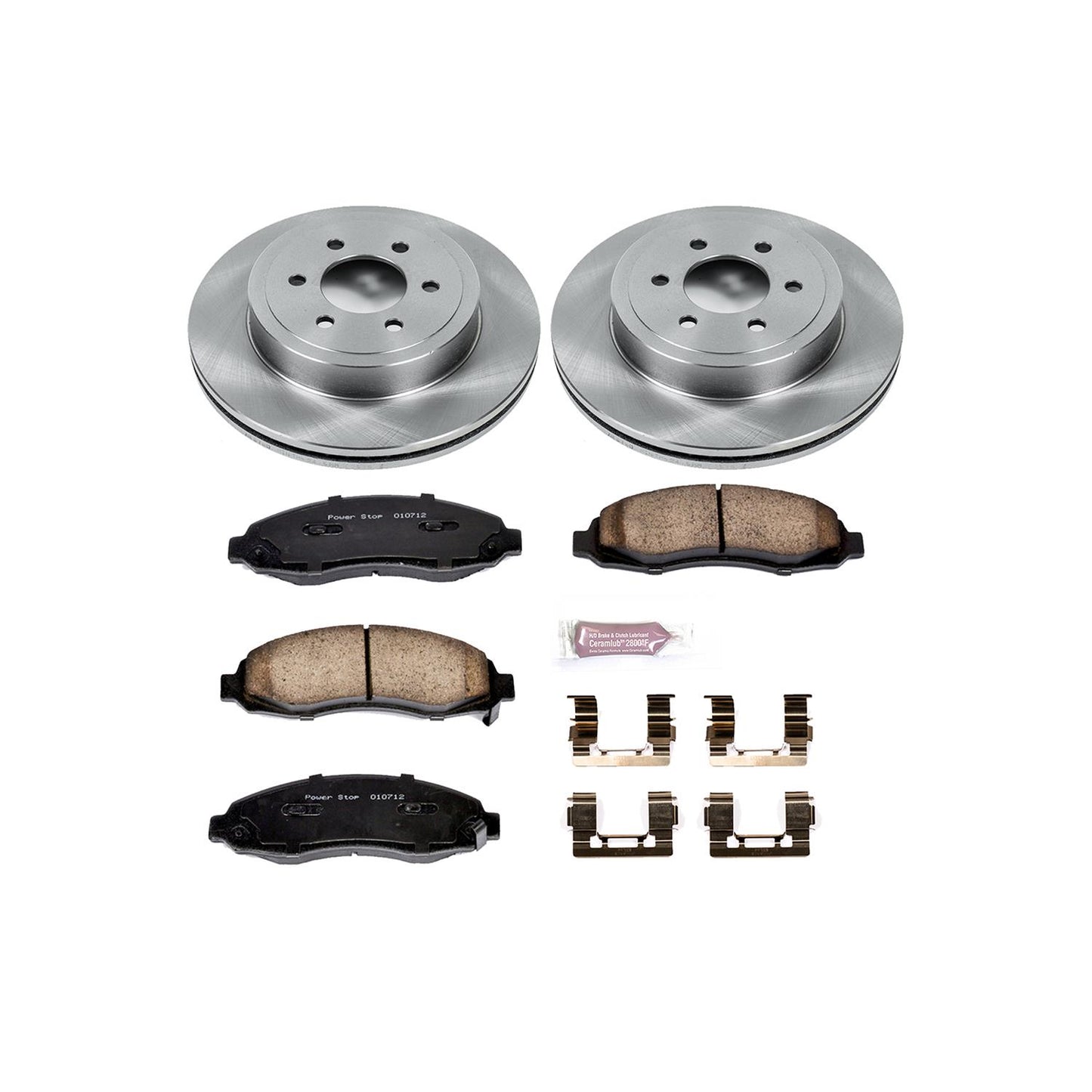 Power Stop Z17 Evolution Plus Stock Replacement Brake Kits KOE2187