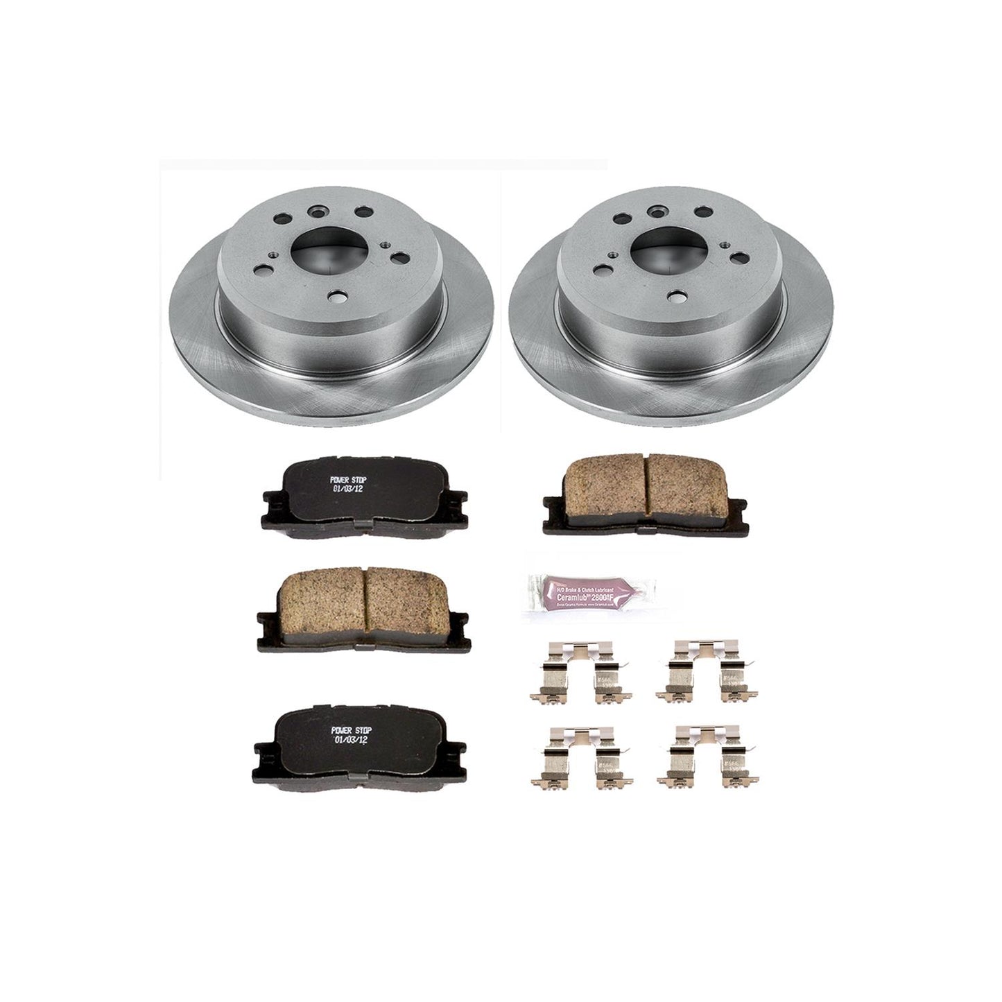 Power Stop Z17 Evolution Plus Stock Replacement Brake Kits KOE2418