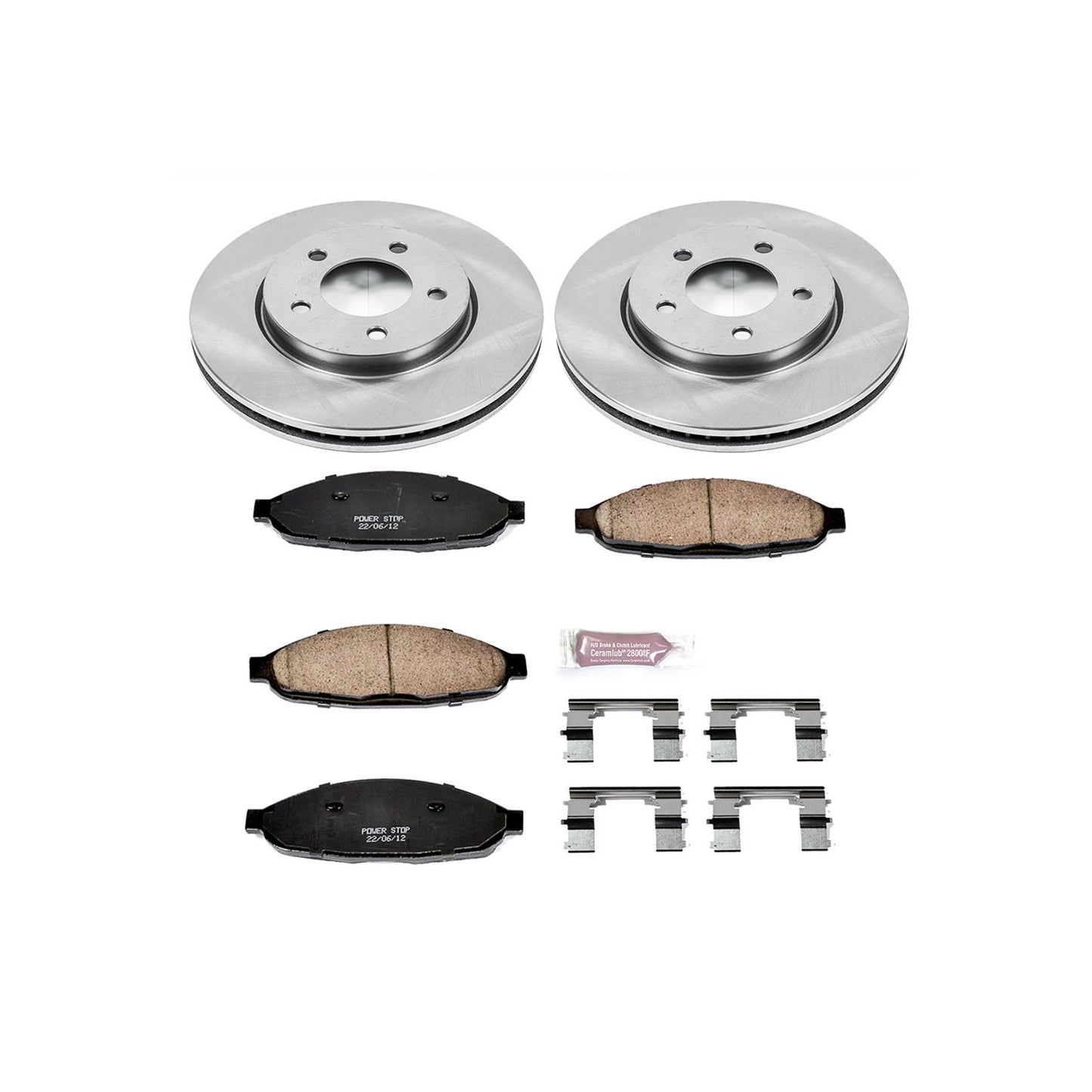 Power Stop Z17 Evolution Plus Stock Replacement Brake Kits KOE3009