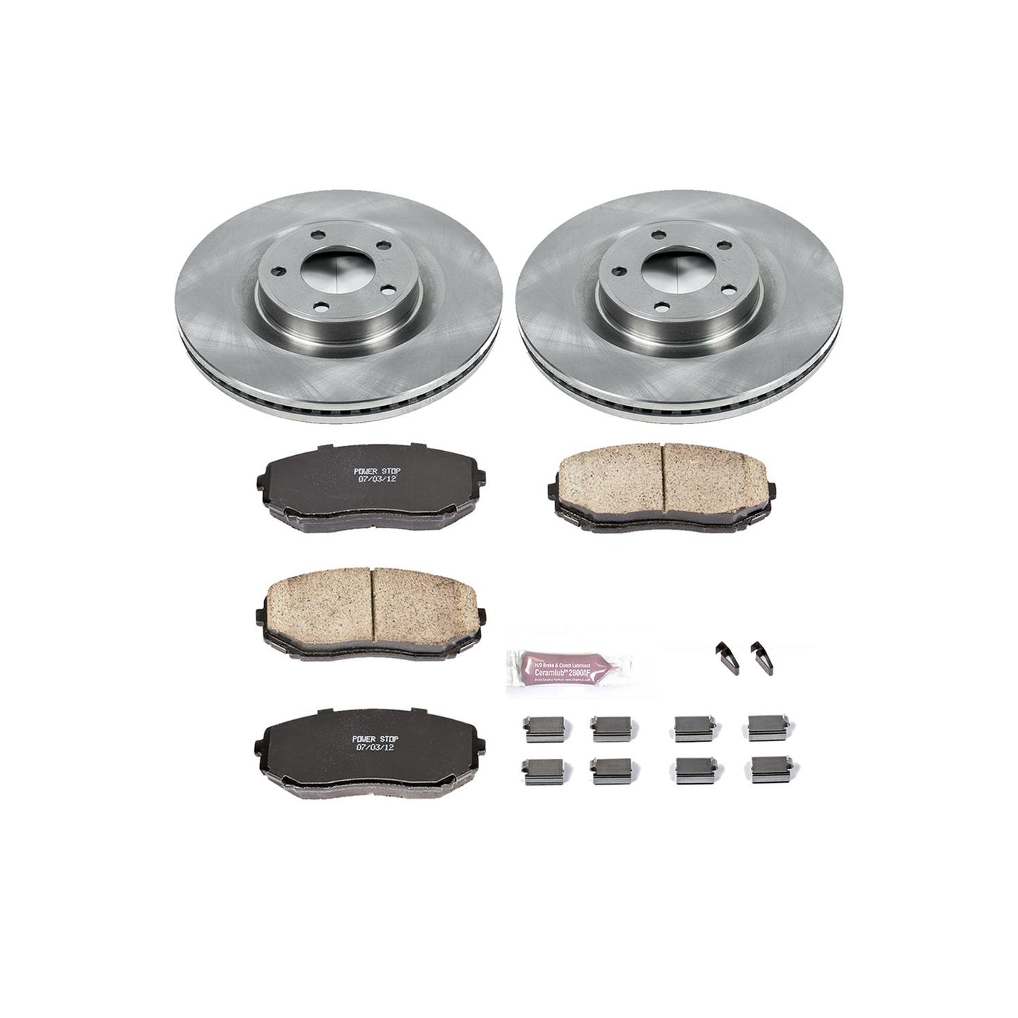 Power Stop Z17 Evolution Plus Stock Replacement Brake Kits KOE3057