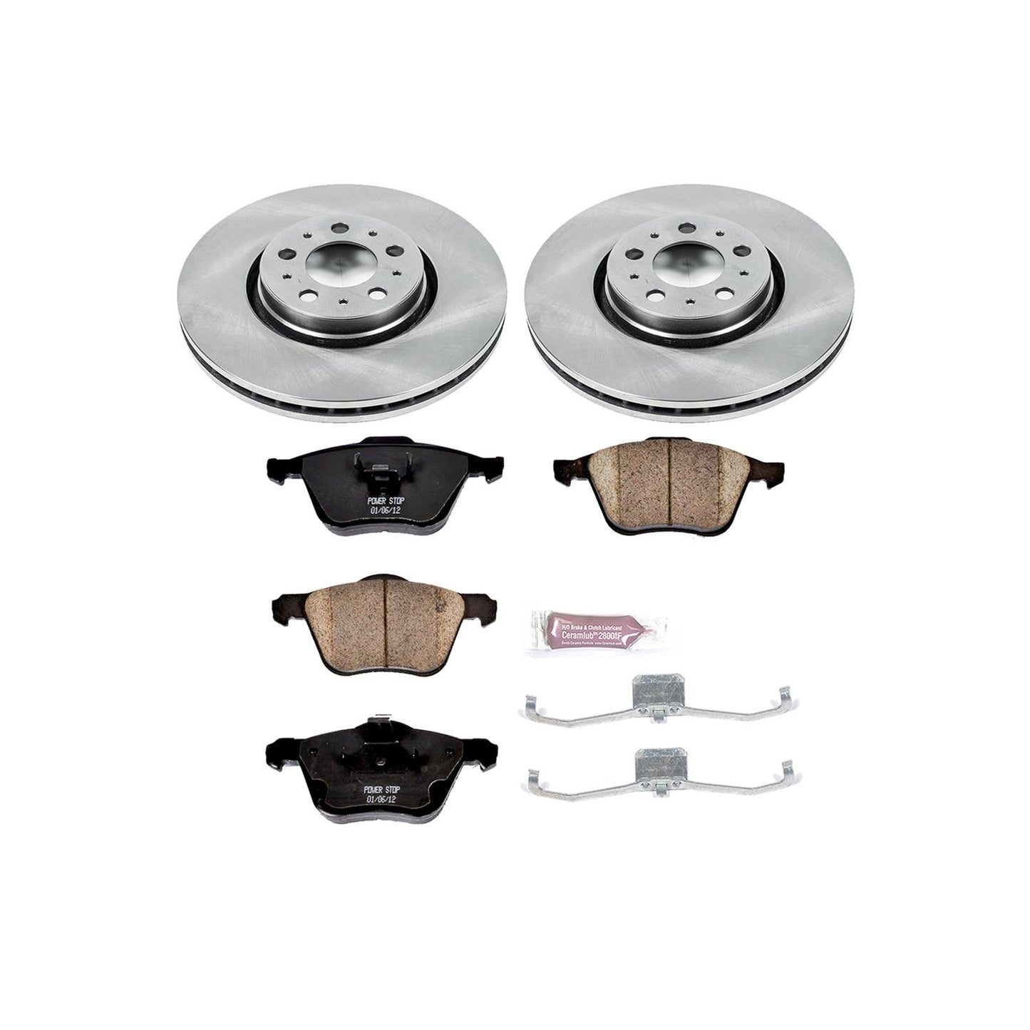Power Stop Z17 Evolution Plus Stock Replacement Brake Kits KOE3063