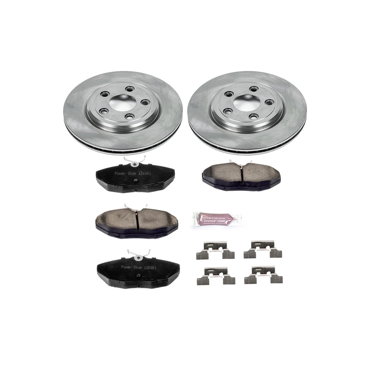 Power Stop Z17 Evolution Plus Stock Replacement Brake Kits KOE3141