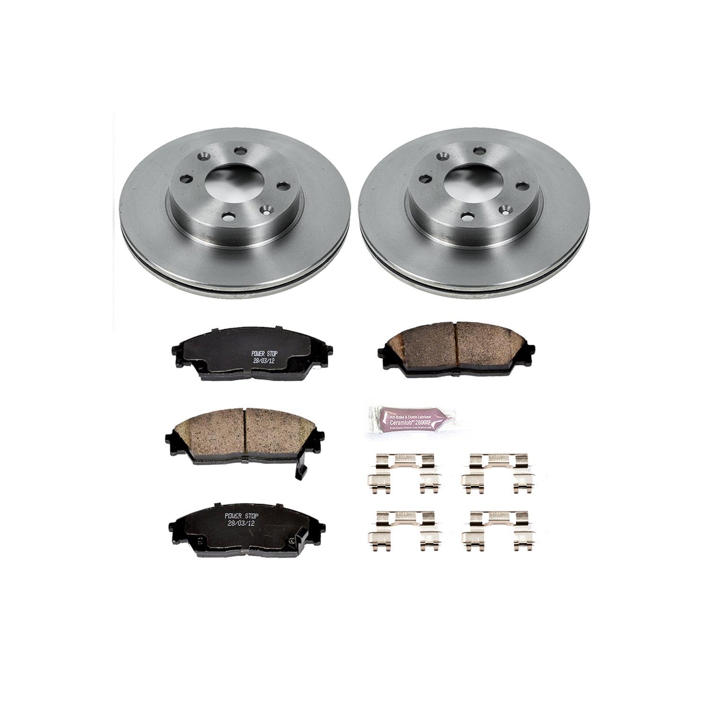 Power Stop Z17 Evolution Plus Stock Replacement Brake Kits KOE402
