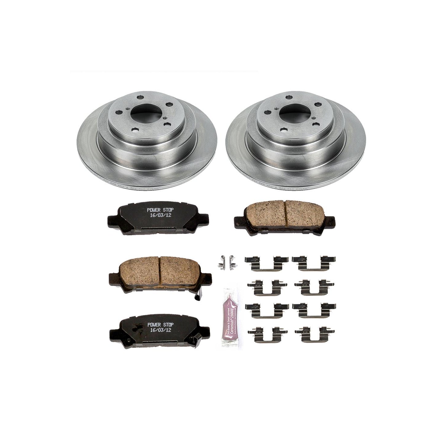 Power Stop Z17 Evolution Plus Stock Replacement Brake Kits KOE449