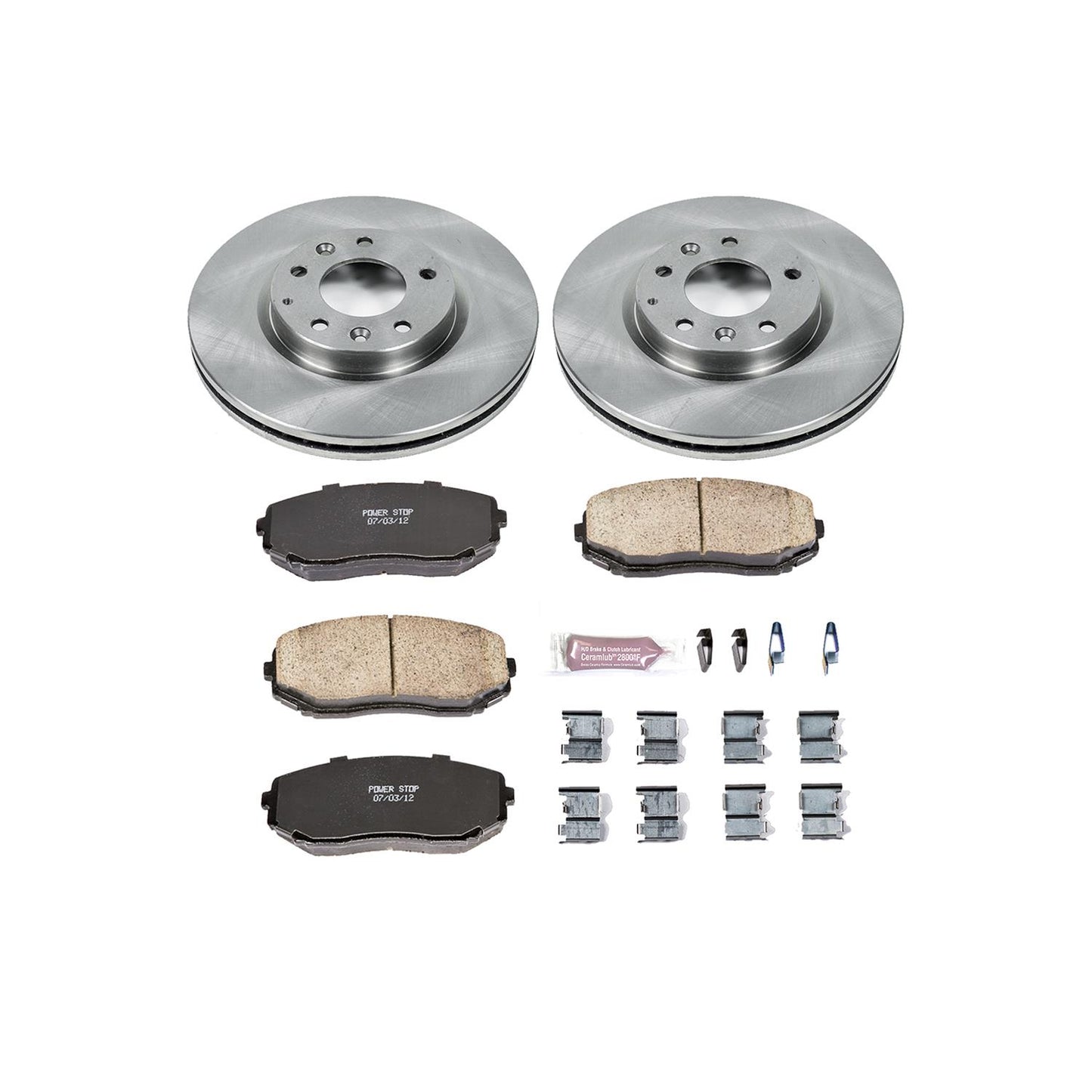 Power Stop Z17 Evolution Plus Stock Replacement Brake Kits KOE4676