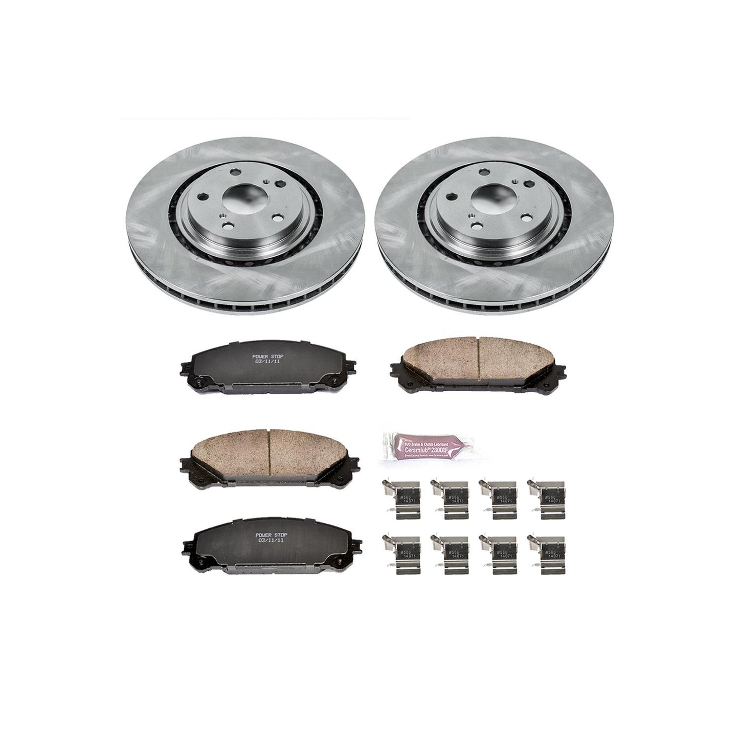 Power Stop Z17 Evolution Plus Stock Replacement Brake Kits KOE4713