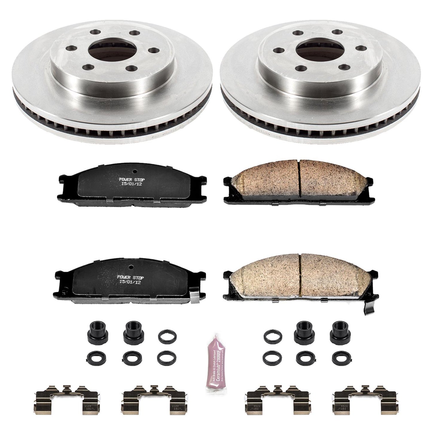 Power Stop Z17 Evolution Plus Stock Replacement Brake Kits KOE4870