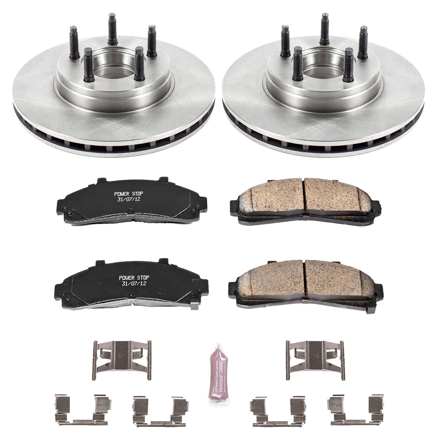 Power Stop Z17 Evolution Plus Stock Replacement Brake Kits KOE5081