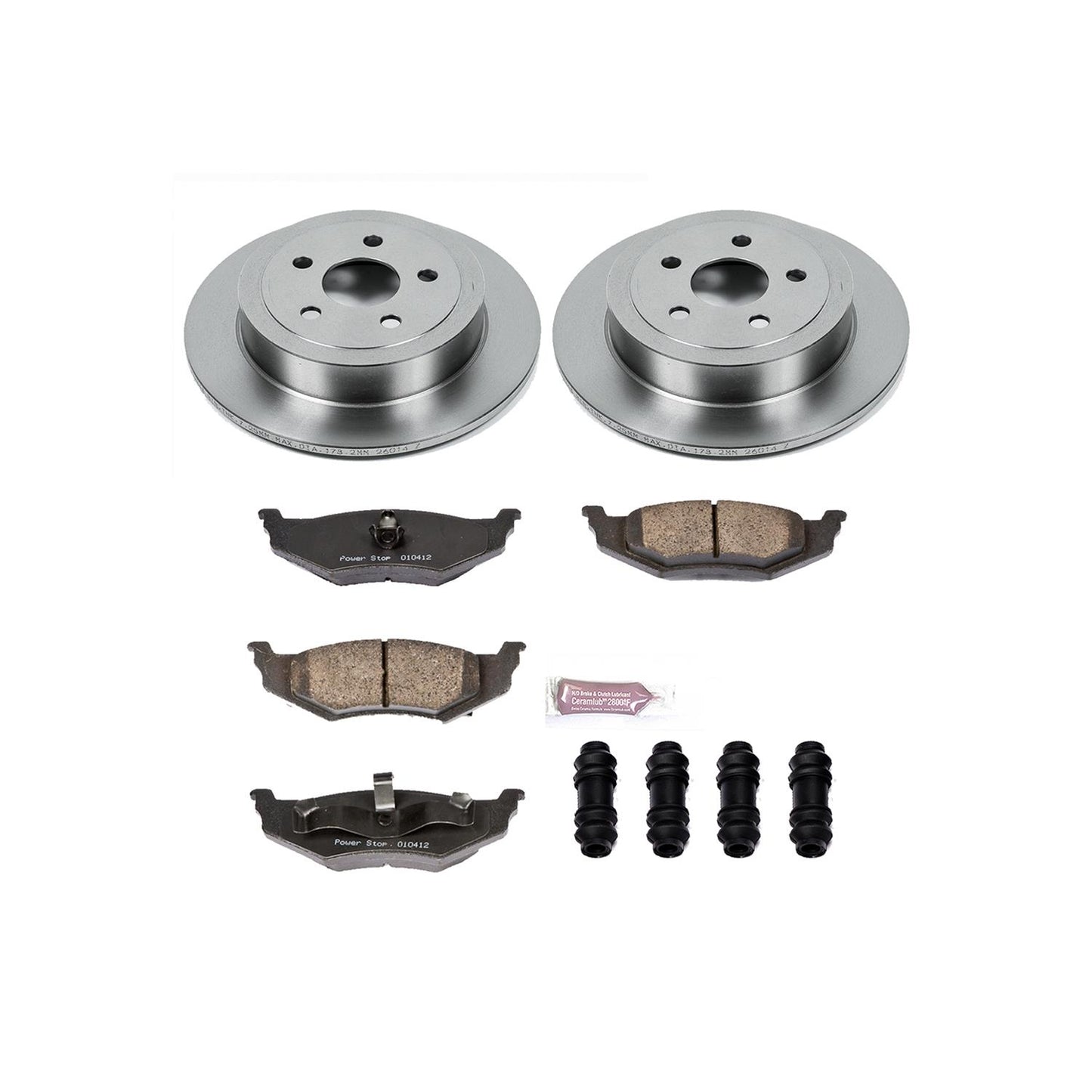 Power Stop Z17 Evolution Plus Stock Replacement Brake Kits KOE6266