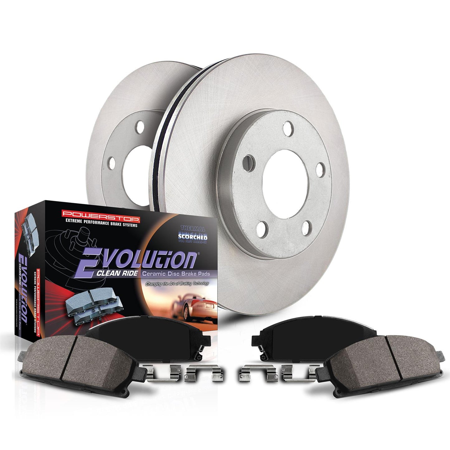 Power Stop Z17 Evolution Plus Stock Replacement Brake Kits KOE6568