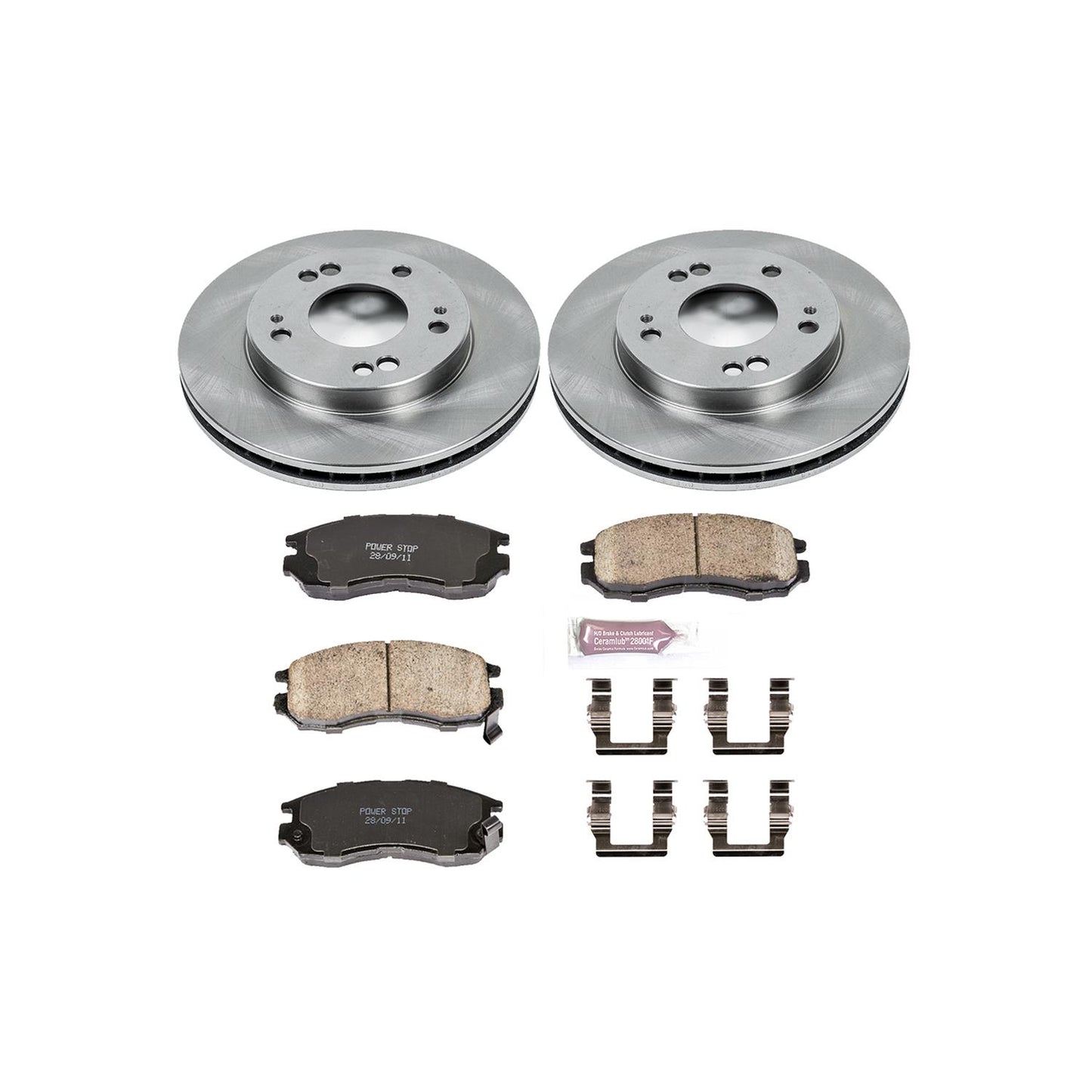Power Stop Z17 Evolution Plus Stock Replacement Brake Kits KOE681