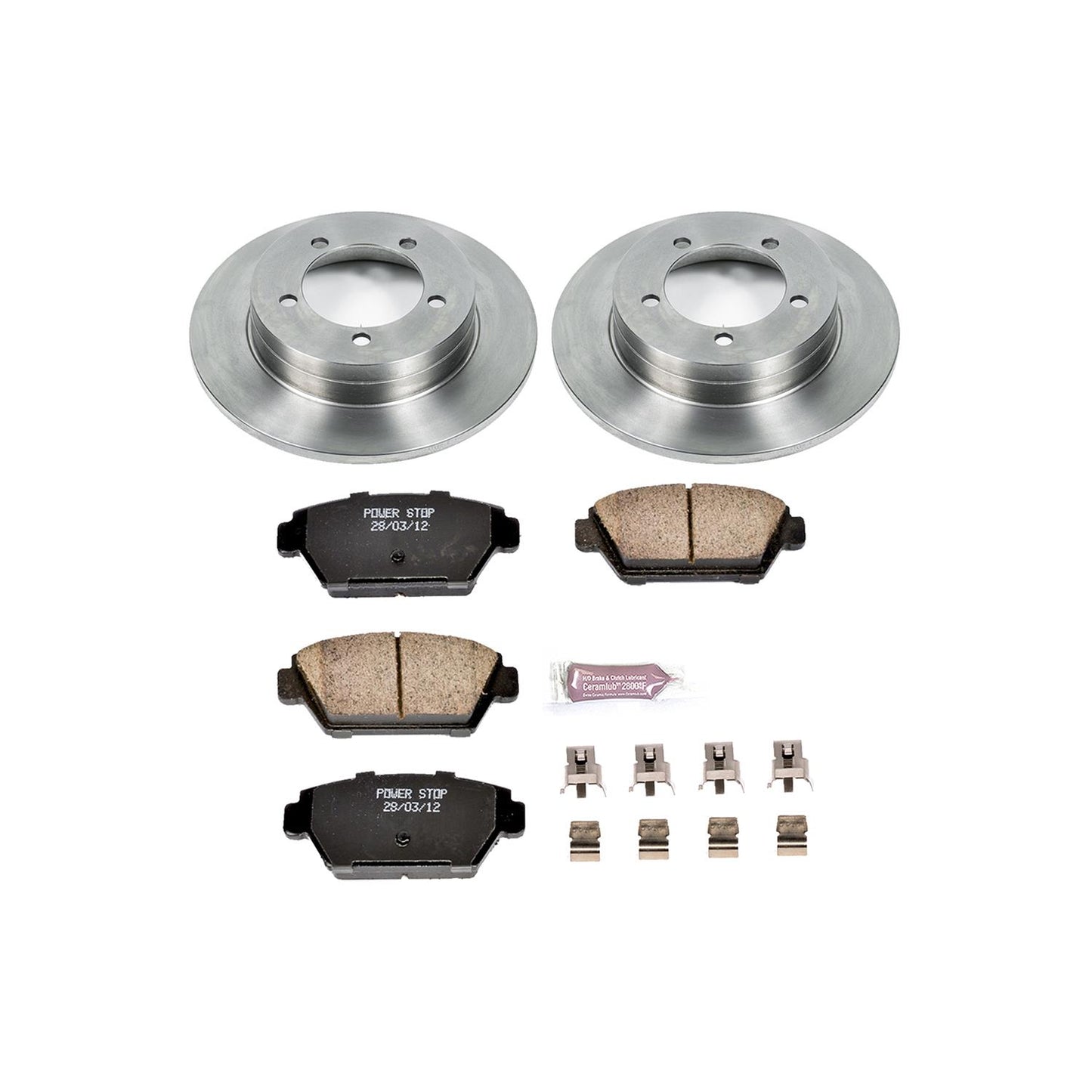 Power Stop Z17 Evolution Plus Stock Replacement Brake Kits KOE684