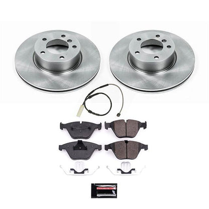 Power Stop Z17 Evolution Plus Stock Replacement Brake Kits with Calipers KCOE6073A