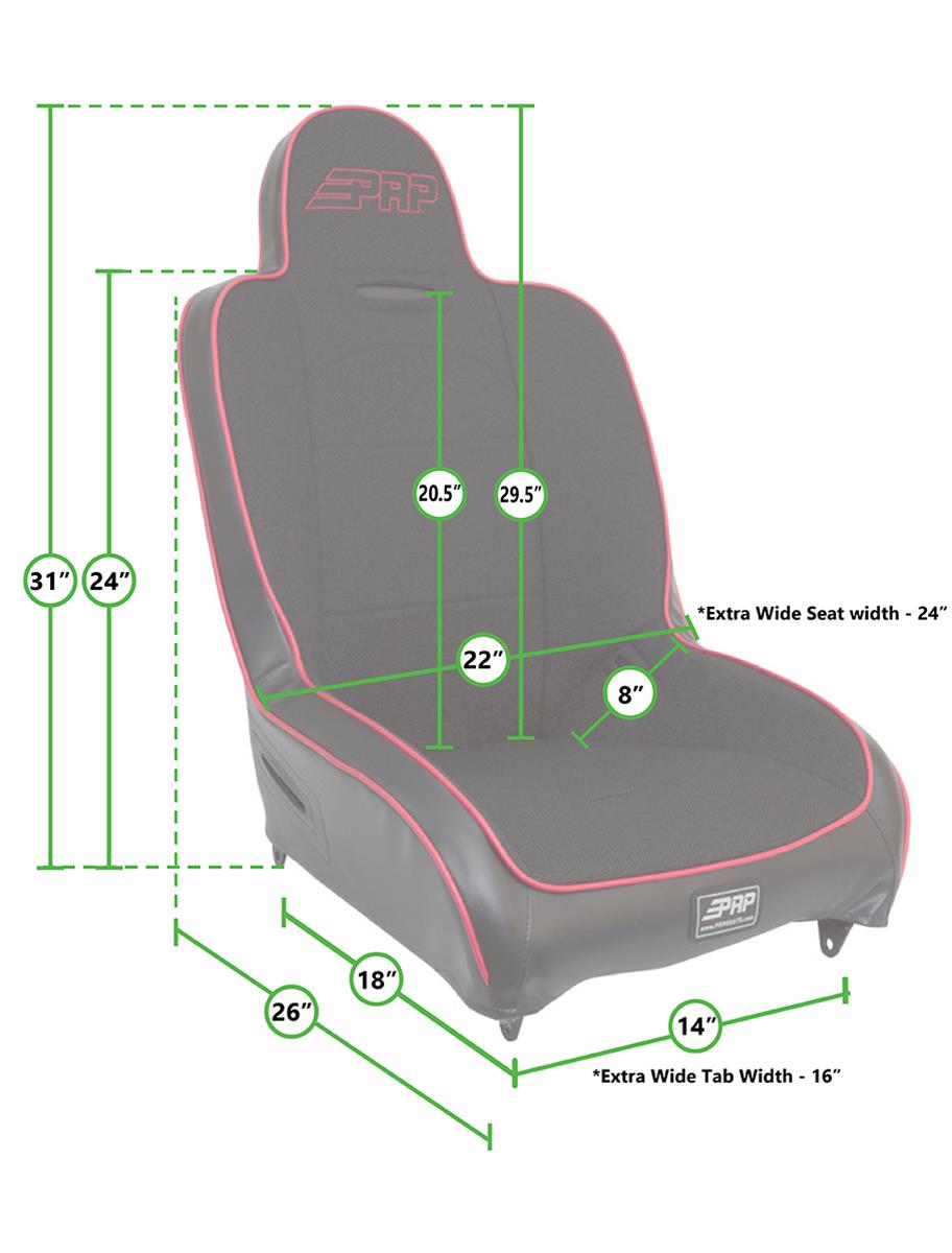 PRP Bucket and Bench Seats A100110-50