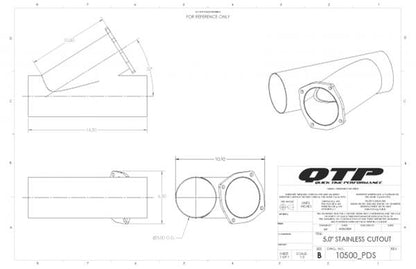 Quick Time Performance Exhaust Cutouts 10500