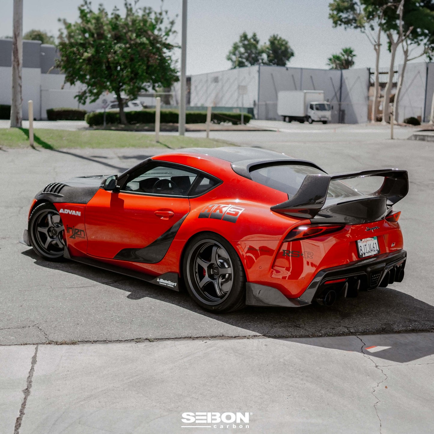 Seibon 2020 Toyota GR Supra MB-Style Carbon Fiber Rear Diffuser RD20TYSUP-MB