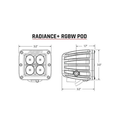 Rigid Industries Radiance Pod LED Lights 202053