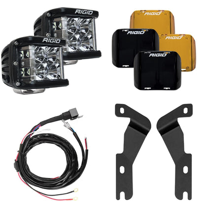 Rigid Industries A-Pillar Mount with D-SS PRO-Series Lights 46707