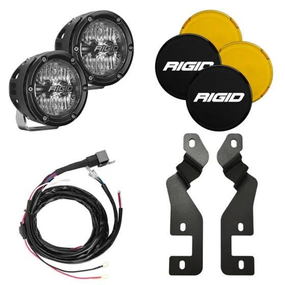 Rigid Industries A-Pillar Mount with 360-Series Drive Lights 46711