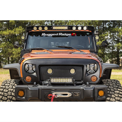 Rugged Ridge Elite Euro Headlight Guards 11230.12