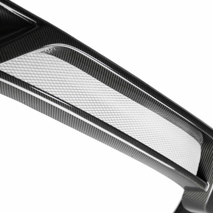 Seibon 09-10 Nissan GTR R35 OEM Style Carbon Fiber Rear Lip RL0910NSGTR-OE