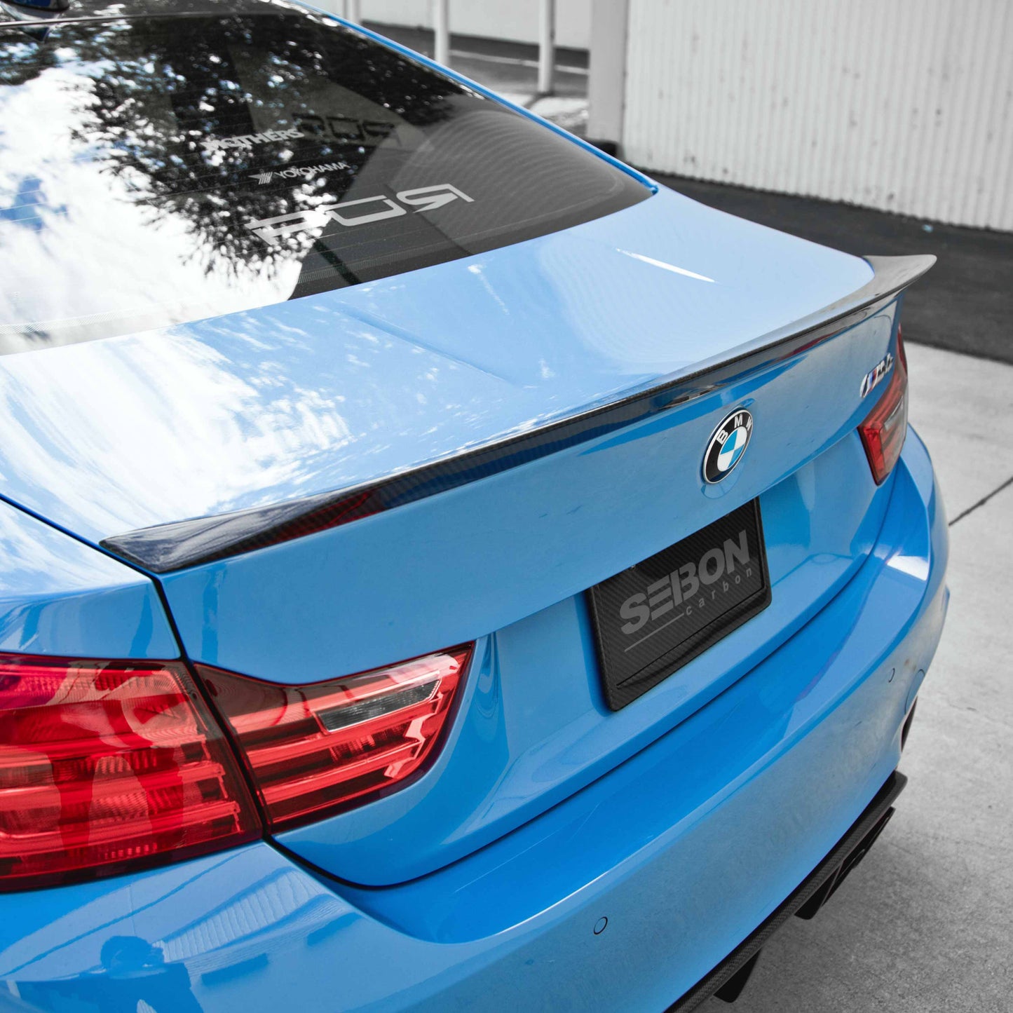 Seibon 15-18 BMW F82 M4 C-Style Carbon Fiber Rear Spoiler RS14BMWF82-C