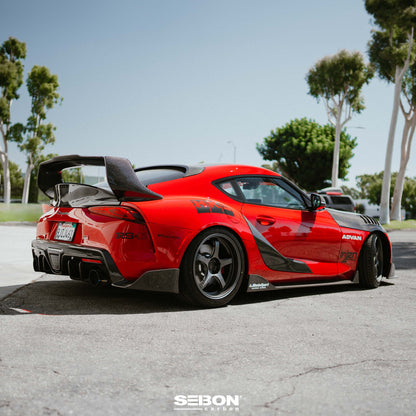 Seibon 2020 Toyota Supra TD-Style Carbon Fiber Rear Spoiler RS20TYSUP-TD