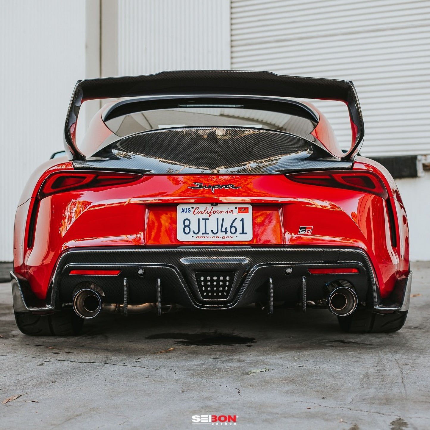 Seibon 2020 Toyota Supra TD-Style Carbon Fiber Rear Spoiler RS20TYSUP-TD
