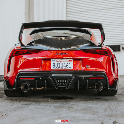 Seibon 2020 Toyota Supra TD-Style Carbon Fiber Rear Spoiler RS20TYSUP-TD