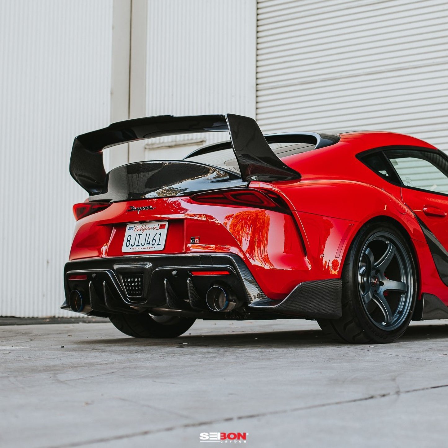 Seibon 2020 Toyota Supra TD-Style Carbon Fiber Rear Spoiler RS20TYSUP-TD