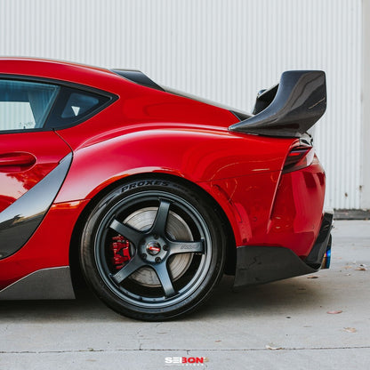 Seibon 2020 Toyota Supra TD-Style Carbon Fiber Rear Spoiler RS20TYSUP-TD