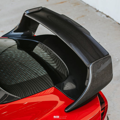 Seibon 2020 Toyota Supra TD-Style Carbon Fiber Rear Spoiler RS20TYSUP-TD
